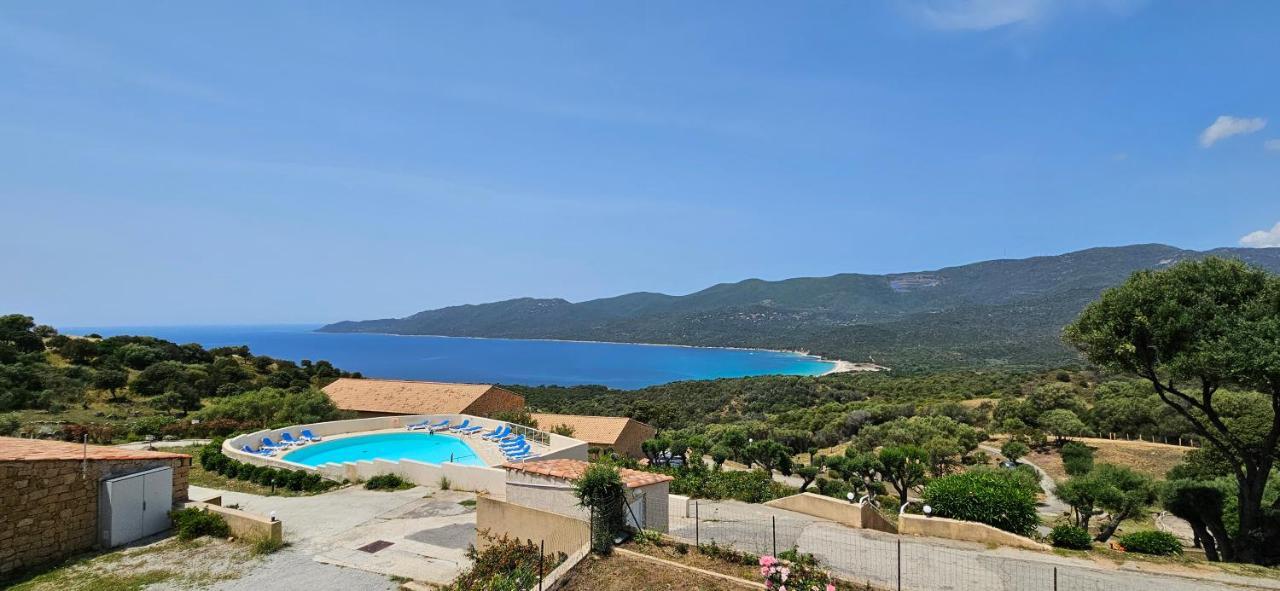 Chalereux T2 Vue Mer Et Piscine Alba Rossa Serra-di-Ferro  Exterior photo